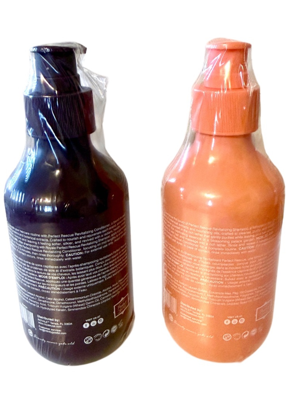 Royale Rescue Luxury Revitalizing Shampoo + Conditioner 250ml $150 Retail Set - Picture 6 of 9